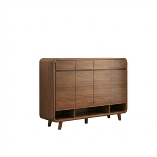 鞋柜门外走廊用入户一体靠墙鞋架门口楼道多层大容量新中式玄关柜