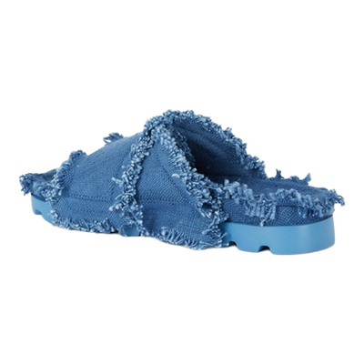 CAMPERLAB 春夏女毛边棉质帆布拖鞋