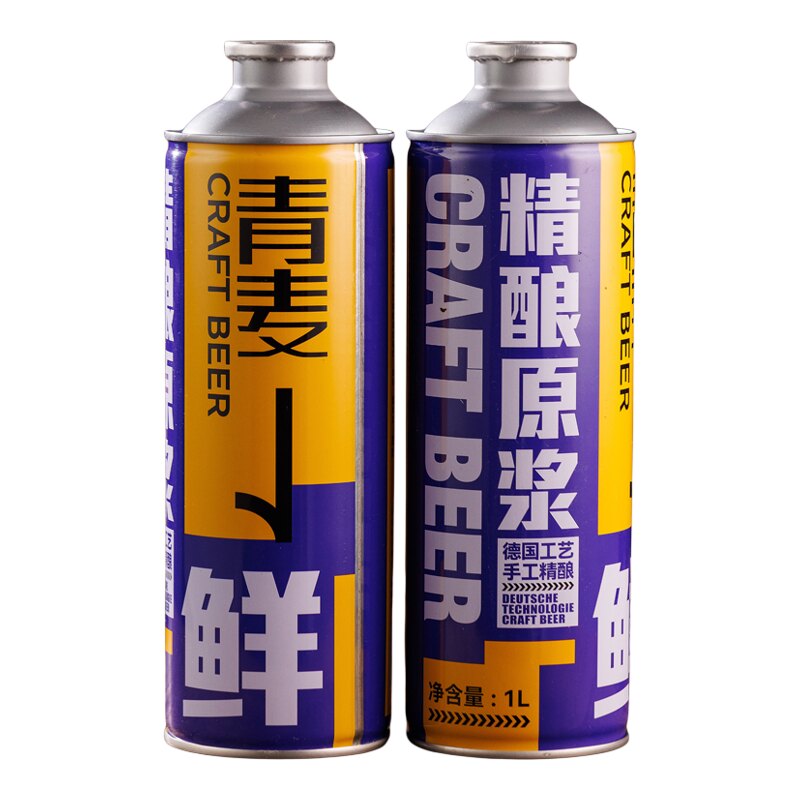 青麦精酿原浆啤酒鲜啤1L*2桶黄啤
