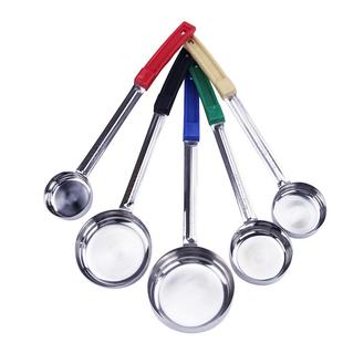 威塔 披萨不锈钢平底抹酱勺2 3 4 6 8安士盎司比萨番茄酱料计量勺