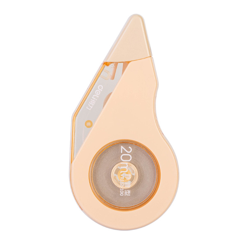 得力真耐摔修正带静音涂改带大容量小学生专用双壳体大容量实惠装高颜值女生顺滑不断带