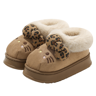 猫力KT猫包跟棉拖鞋女款冬季外穿