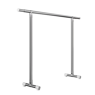 不锈钢落地折叠家用晾衣架阳台可伸缩凉衣杆晒衣服的架子挂衣架式