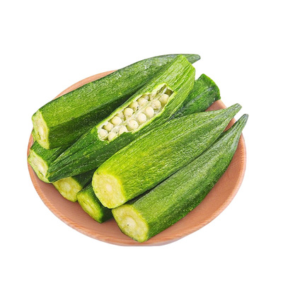 官方补贴【只卖净重】特大秋葵脆