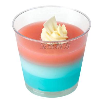布丁果冻冰淇淋蛋糕带盖木糠杯