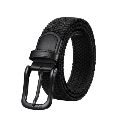 奥康男士皮带弹力编织腰带针扣帆布带牛仔裤休闲百搭青年裤腰带J