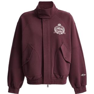 SEASON HIGH秋冬NFL联名舒适优雅时尚出街精致刺绣立领卫衣女装