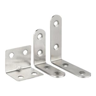 不锈钢角码90度直角固定器角铁固定件三角铁片带孔7字L型角码支架