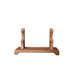 鸡翅木龙泉剑托实木刀剑架镇宅笛子架箫架武术器械架武士兵器架子