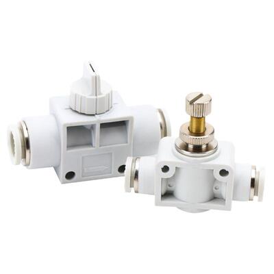 快插接头气动调速阀LSA