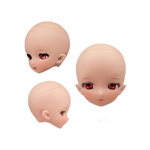 三万院长imomodoll塑灵二次元3戳4分bjd娃头miko胶皮ruby单头apsu