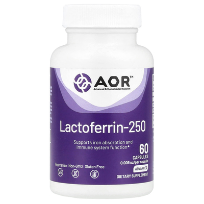 Advanced Orthomolecular Research AOR,乳铁蛋白-250