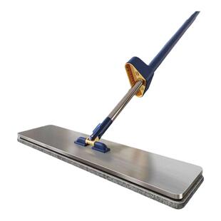 拖把家用一拖净干湿两用懒人免手洗墩布不锈钢加大号平板擦地神器