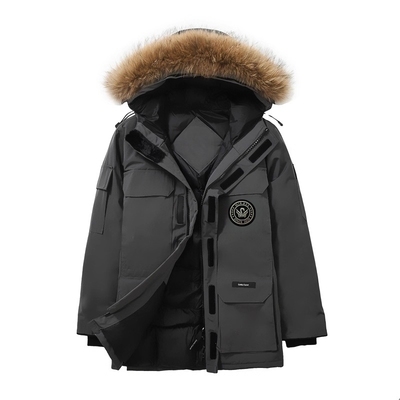 2025款东北情侣加厚工装羽绒服女