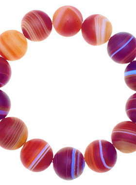 男巴西玛瑙民族风磨砂