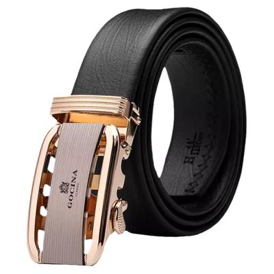 自动扣皮带男士2023时尚