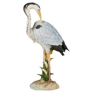 现 纽约下城公园进口正品傲然挺立的溪涧苍鹭惟妙惟肖动物摆件