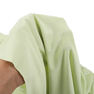 夏季针织弹力冰丝布料超薄纯色透气防晒衣服裙子外套面罩涤纶面料