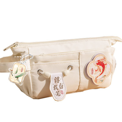 奶酪吐司刺绣笔袋大容量高颜值