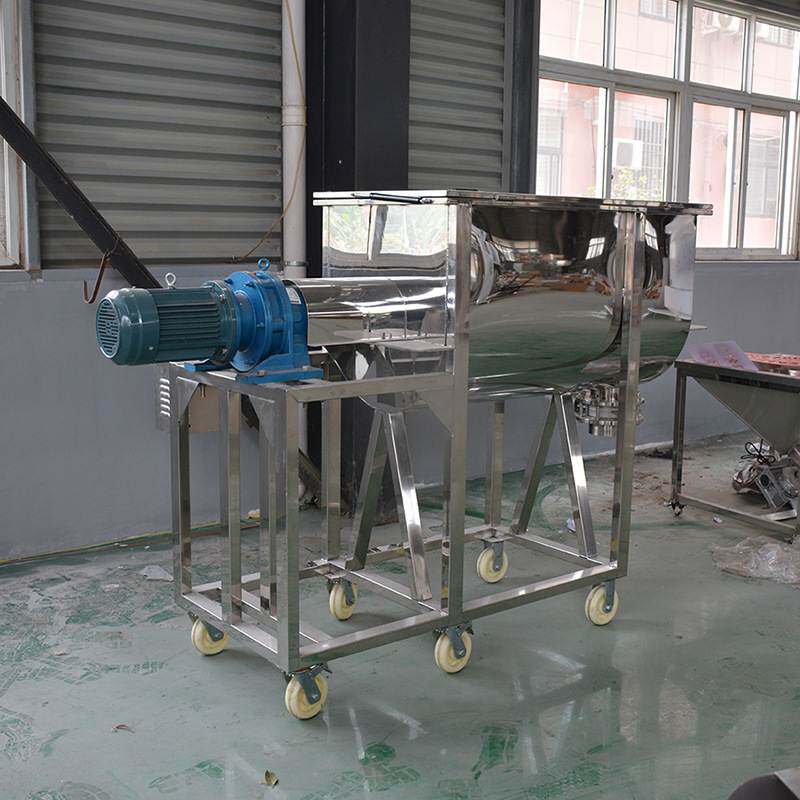 卧式不锈钢粉料搅拌机 调料粉搅拌机 火锅料辣椒粉混合机
