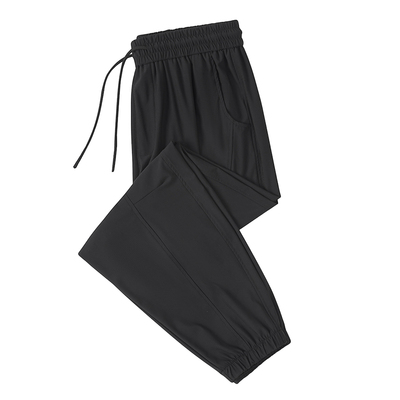 黑劲大码男装冰丝防晒休闲长裤