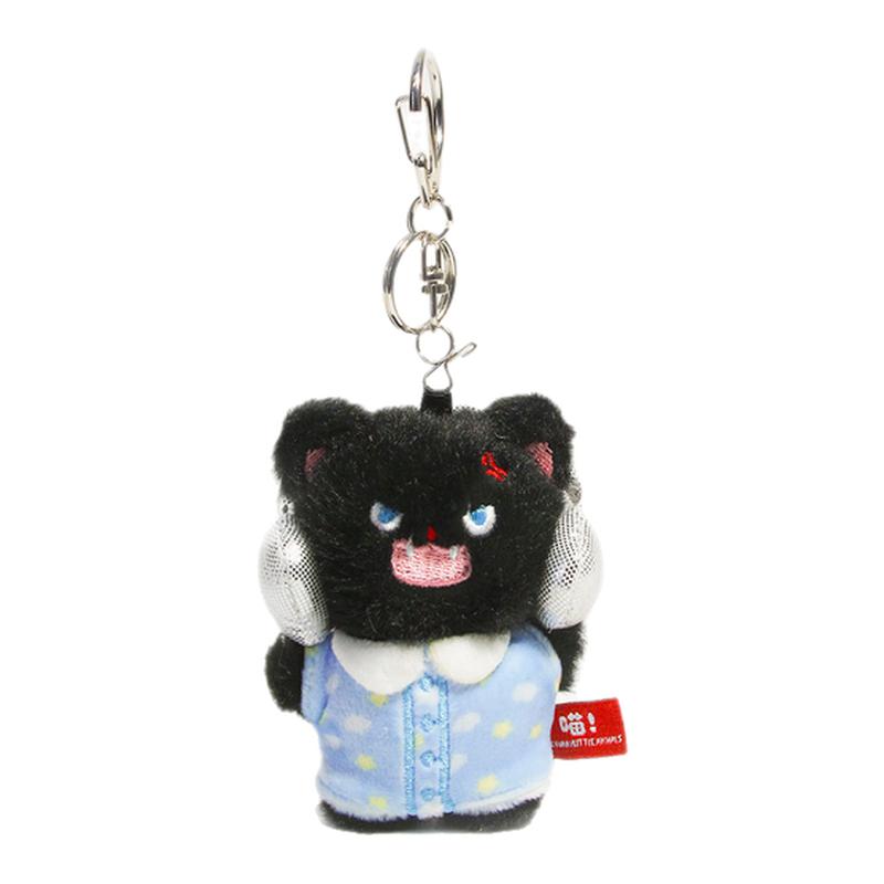 可爱睡衣炸毛小猫毛绒公仔玩偶