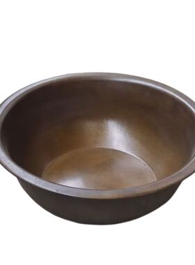 洗脸盆家用大号黄铜家居水盆泡脚