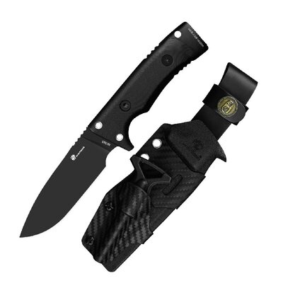 汉道S35VN经典洛克生存刀高端户外直刀高硬度随身刀具防身求生刀