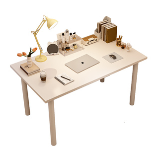 2025新款纯白色餐桌家用小户型长方形吃饭桌子轻奢出租房用饭桌