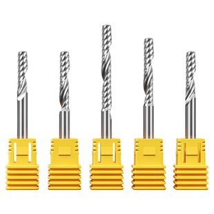 威特4mm钨钢铣刀单刃螺旋铣刀亚克力PVC切割雕刻刀数控雕刻机刀头