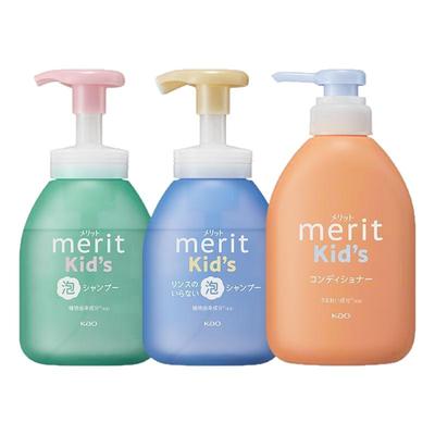 花王儿童专用泡沫洗发水护发素