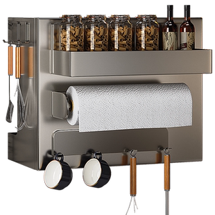 厨房热水器遮挡罩燃气管道装饰洞洞板天然气煤气壁挂炉遮丑置物架