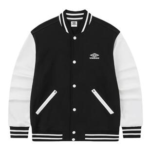 umbro茵宝官方美式复古学院风男女同款情侣装棒球服休闲夹克外套