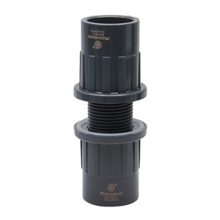 溢彩鱼缸上下水接头加长内外丝底滤配件下滤溢流活接PVC管