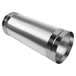 抽油烟机排烟管厨房油烟通风管排气管通用配件纯铝排风管加厚软管