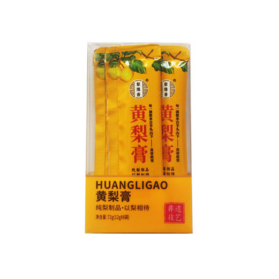 山西晋城梨缘香黄梨膏12g*6袋/盒