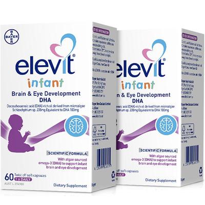 爱乐维elevit婴幼儿海藻油DHA*2