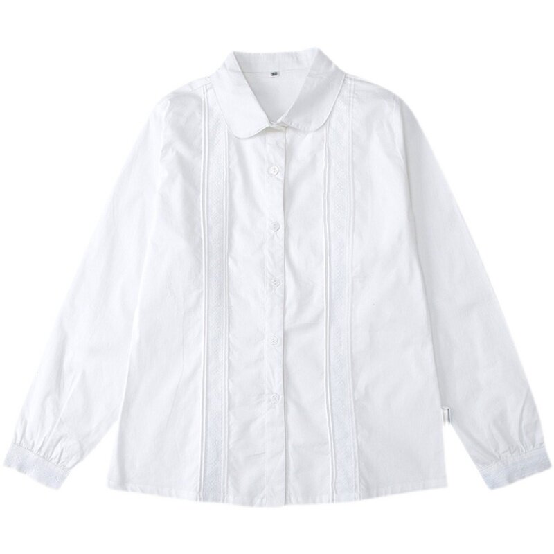 女童长袖衬衫男童校服班服