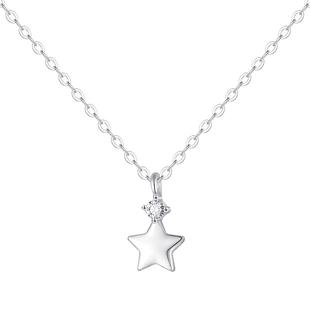 999纯银星星项链女款2025新爆款简约小众轻奢锁骨链高级颈链配饰