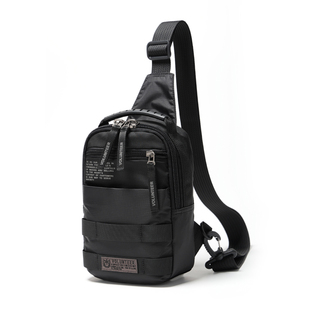 斯帕曼男士胸包夏季轻便斜挎包牛津布手机包通勤小包包男生单肩包