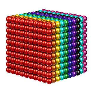 巴克百变球1000颗惊喜吸铁石磁铁益智八克珠磁力竞技拼装积木玩具