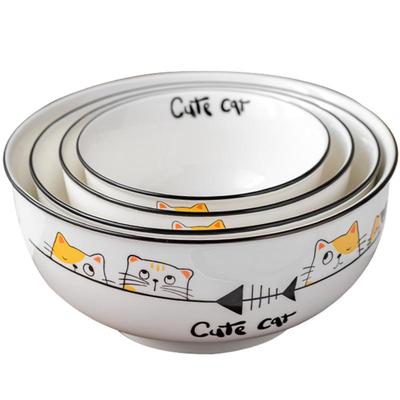 可爱风餐具汤盆陶瓷碗