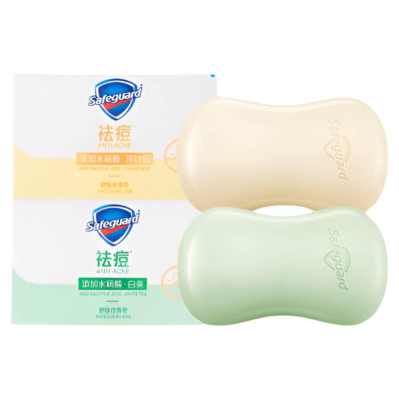 舒肤佳祛痘香皂肥皂男女士通用全身洗澡洗脸沐浴皂水杨酸白茶香皂