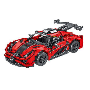模客柯尼塞格汽车积木车遥控跑车模型拼装玩具男孩生日礼物送男生