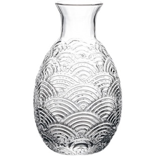 日式玻璃锤纹小酒壶鹰嘴一口杯子小酒杯果酒清酒家用白酒杯分酒器