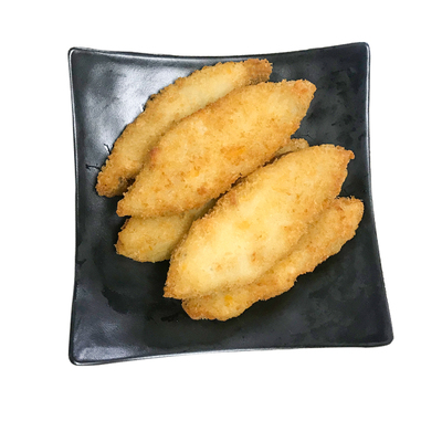 亚洲渔港深海鳕鱼排冷冻半成品包邮油炸小吃鳕鱼条310g/盒10条