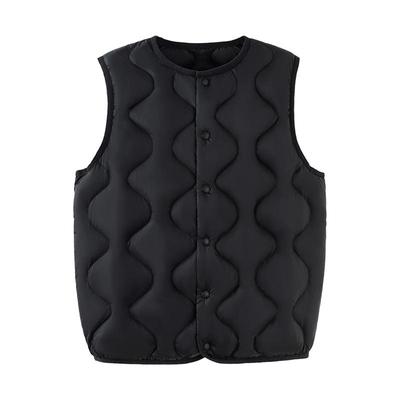 junejunior儿童羽绒马甲男女童校服神器内胆秋冬外穿轻薄打底背心