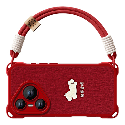 适用华为pura80pro手机壳带手绳