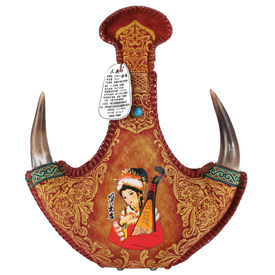 真皮真牛角马奶酒内蒙38昭君出塞