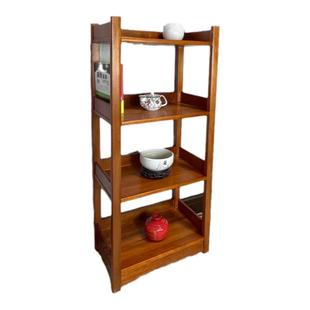 置物架搁架办公室家用文件收纳架全实木榫卯整装源头工厂多层板架